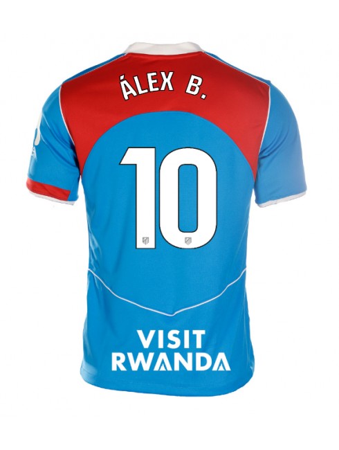 Atletico Madrid Alex Baena #10 Zenski Rezervni Dres 2025-26 Kratak Rukavima Atletico Madrid Alex Baena #10 Zenski Rezervni Dres 2025-26 Kratak Rukavima